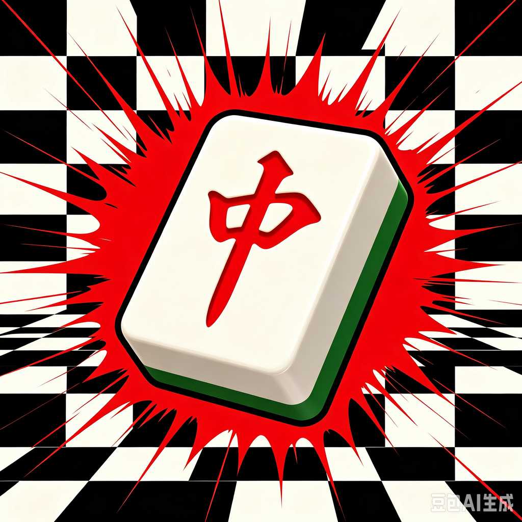 stylish text mahjong set